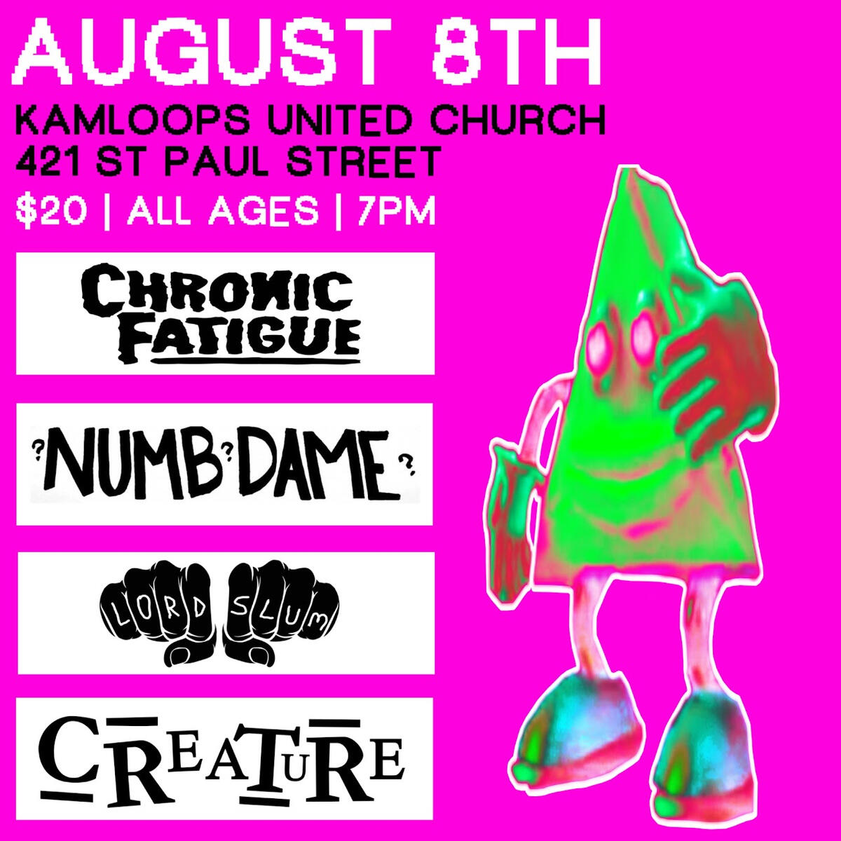 AUGUST 8 poster
