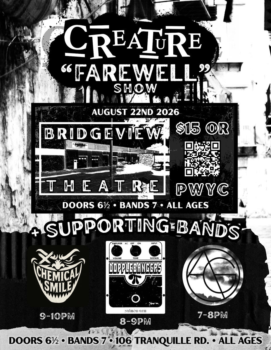 CREATURE "Farewell" Show Poster (2026)